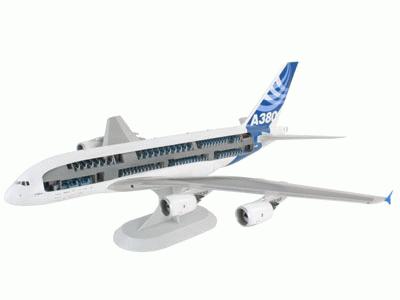 REVELL OF GERMANY 4259 AIRBUS A380 VISIBLE INTERIOR 1:144