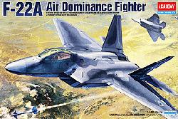 ACADEMY 12212 F-22A AIR DOMINANCE FIGHTER 1:48